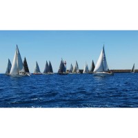 Salida de una de las pruebas desde el Puerto de Almería